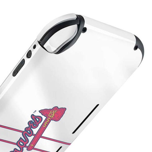 MLB Atlanta Braves Home Jersey Nintendo Switch Lite Skin